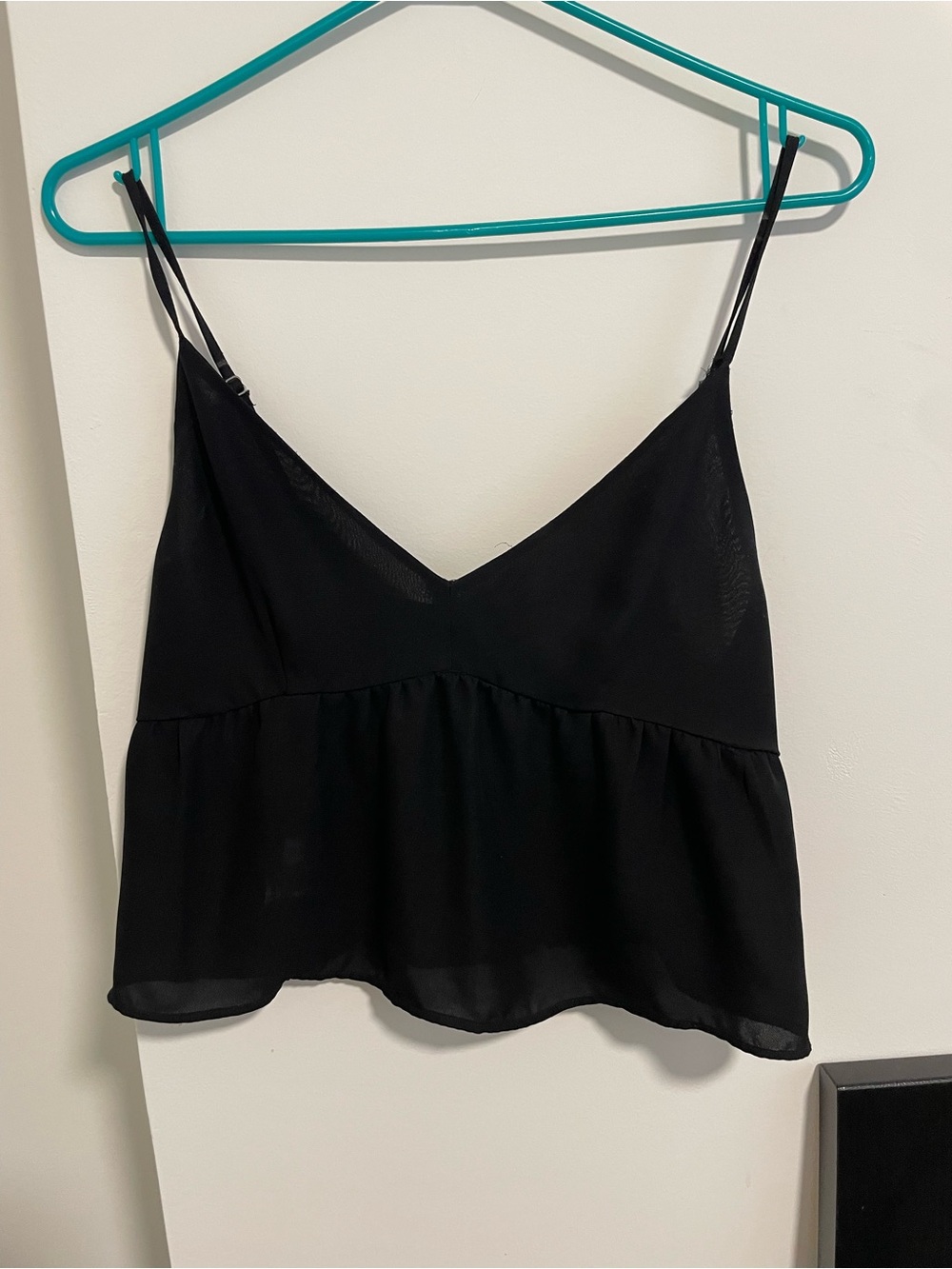 Dynamite Black V-Neck Spaghetti Strap Camisole